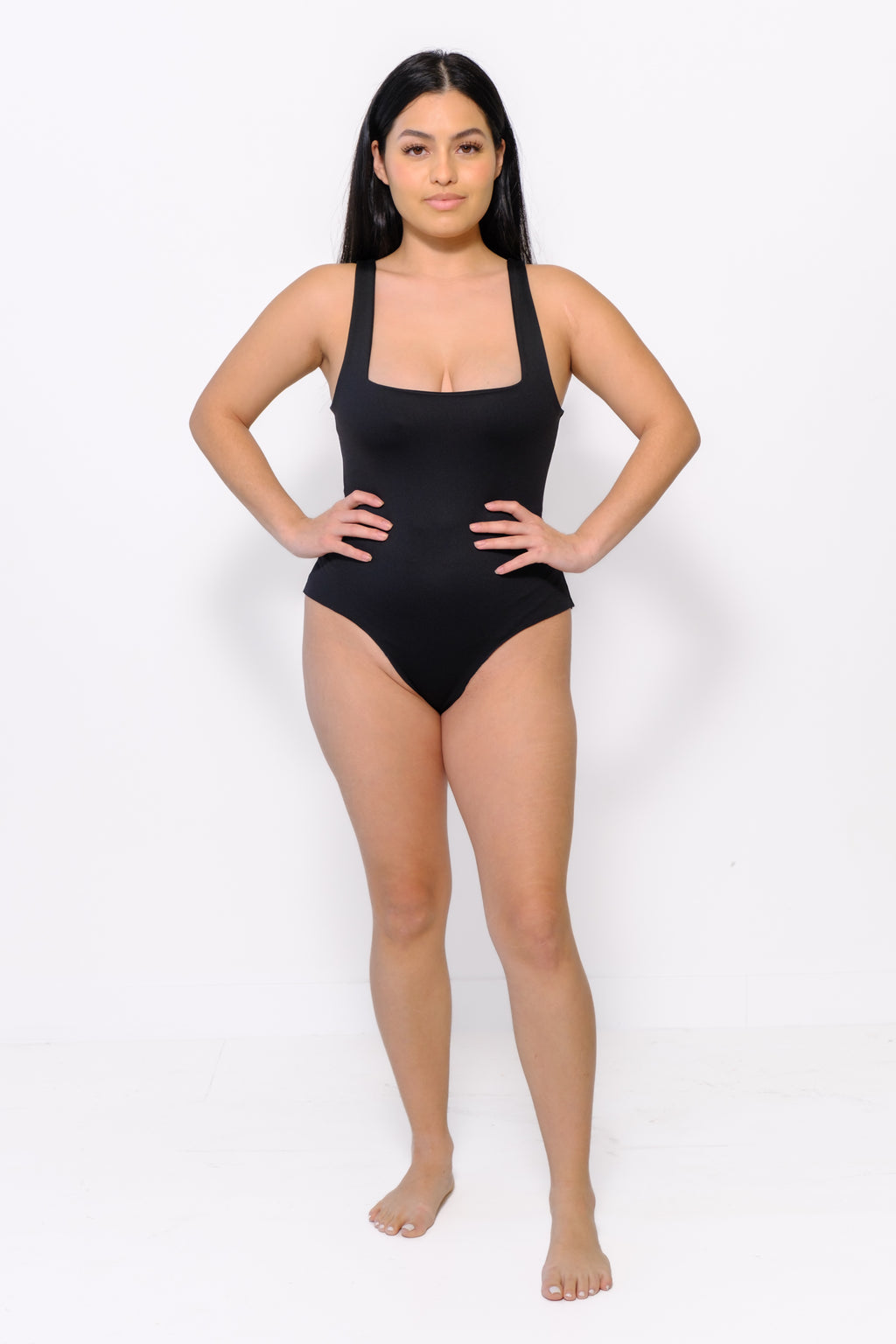 Reversible Seamless Bodysuit - Black