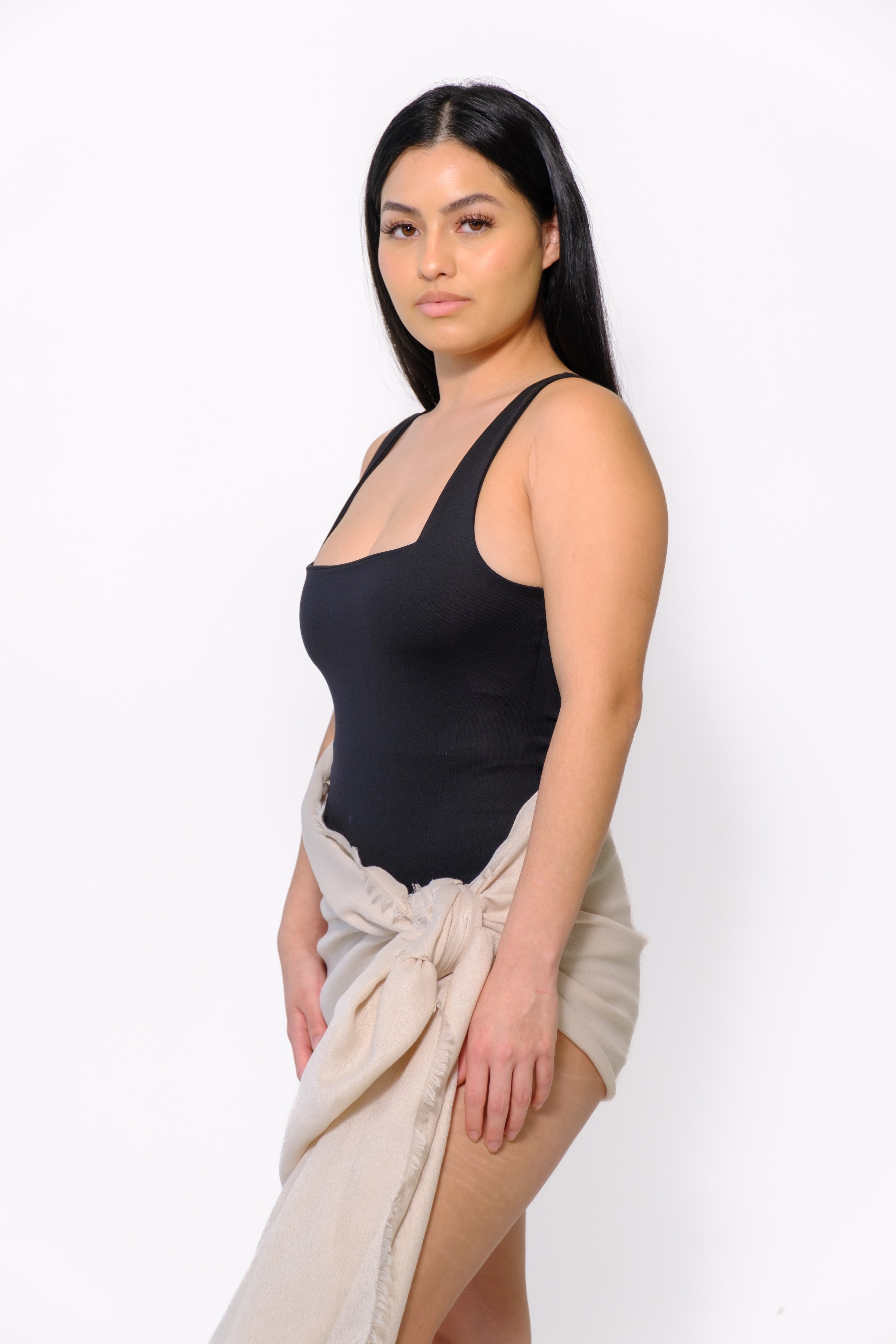 Reversible Seamless Bodysuit - Black