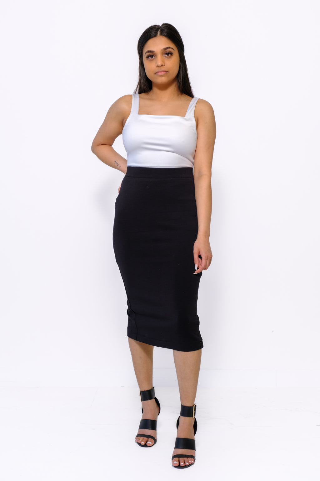 Midi Skirt - Black